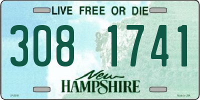 NH license plate 3081741