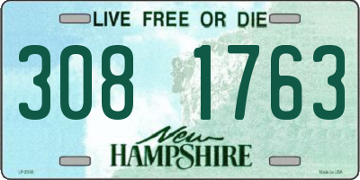 NH license plate 3081763
