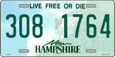 NH license plate 3081764
