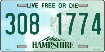 NH license plate 3081774