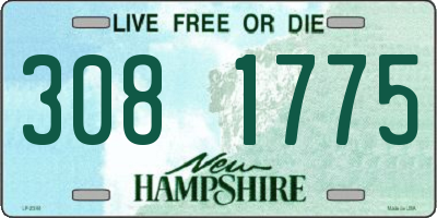 NH license plate 3081775