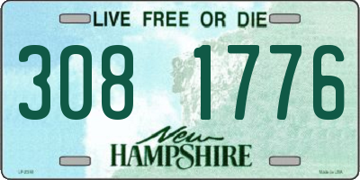 NH license plate 3081776
