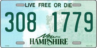 NH license plate 3081779