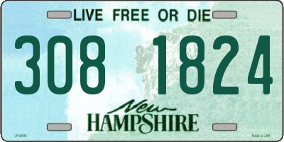 NH license plate 3081824
