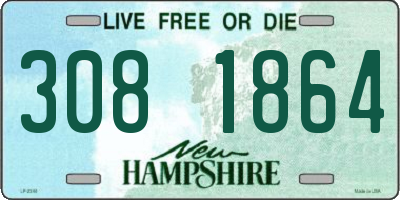 NH license plate 3081864
