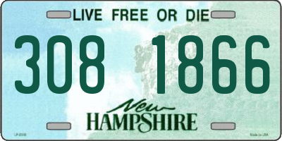 NH license plate 3081866