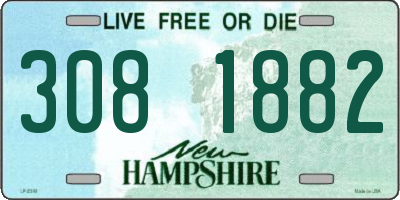 NH license plate 3081882
