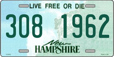 NH license plate 3081962