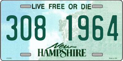 NH license plate 3081964