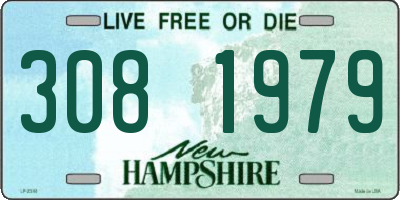 NH license plate 3081979