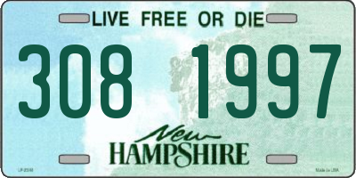 NH license plate 3081997