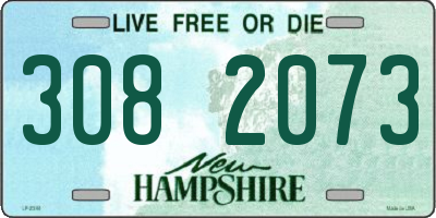 NH license plate 3082073