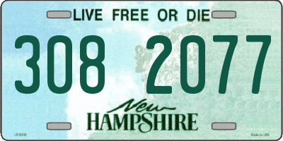 NH license plate 3082077
