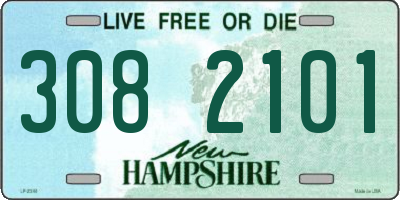 NH license plate 3082101