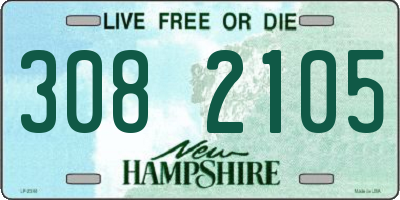NH license plate 3082105
