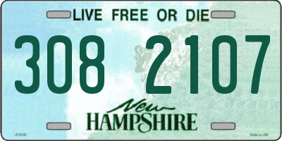 NH license plate 3082107
