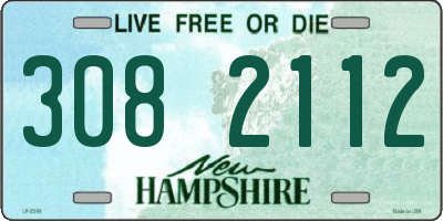 NH license plate 3082112