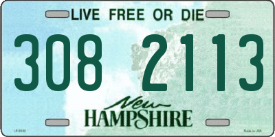 NH license plate 3082113