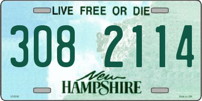 NH license plate 3082114