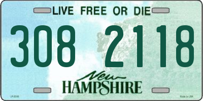 NH license plate 3082118