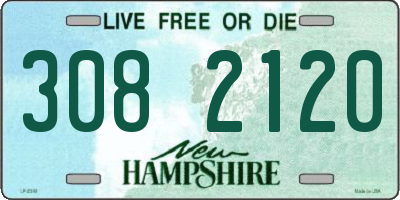 NH license plate 3082120