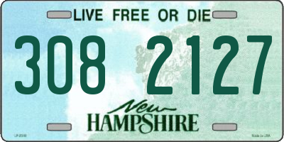 NH license plate 3082127