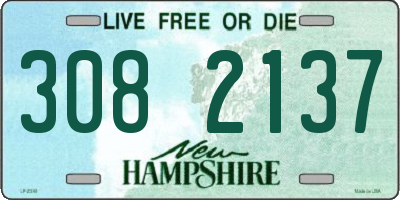 NH license plate 3082137