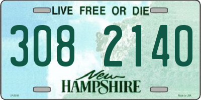 NH license plate 3082140
