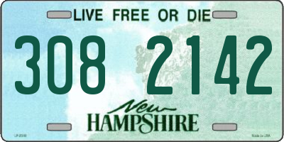 NH license plate 3082142