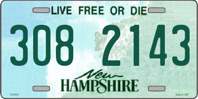 NH license plate 3082143