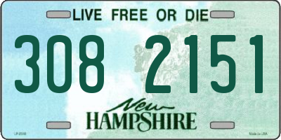 NH license plate 3082151