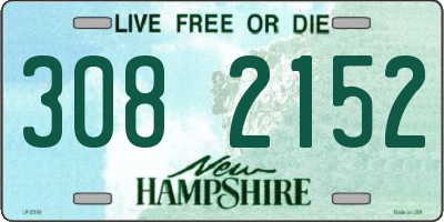 NH license plate 3082152