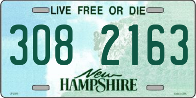 NH license plate 3082163