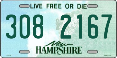 NH license plate 3082167