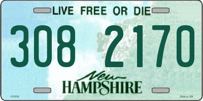 NH license plate 3082170