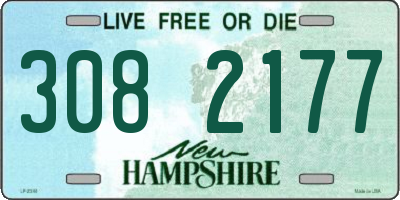 NH license plate 3082177
