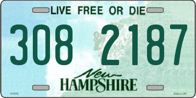 NH license plate 3082187