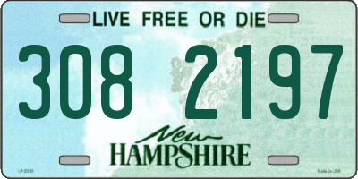 NH license plate 3082197