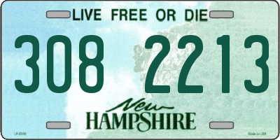 NH license plate 3082213