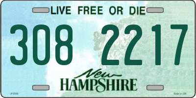 NH license plate 3082217