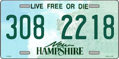 NH license plate 3082218