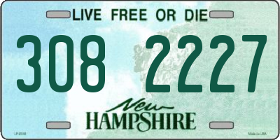 NH license plate 3082227
