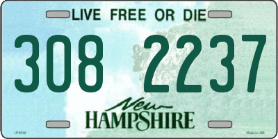NH license plate 3082237