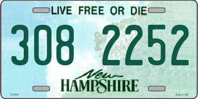NH license plate 3082252