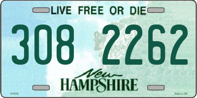 NH license plate 3082262