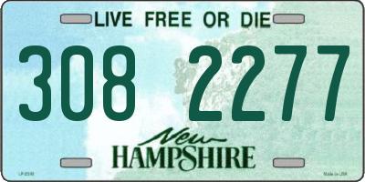 NH license plate 3082277
