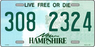 NH license plate 3082324