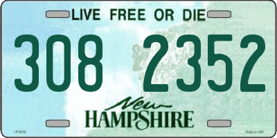 NH license plate 3082352