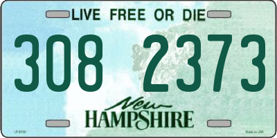 NH license plate 3082373