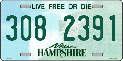 NH license plate 3082391